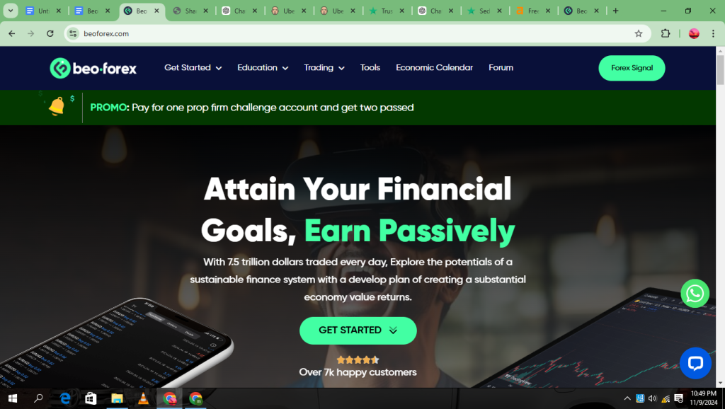 beoforex.com website.
