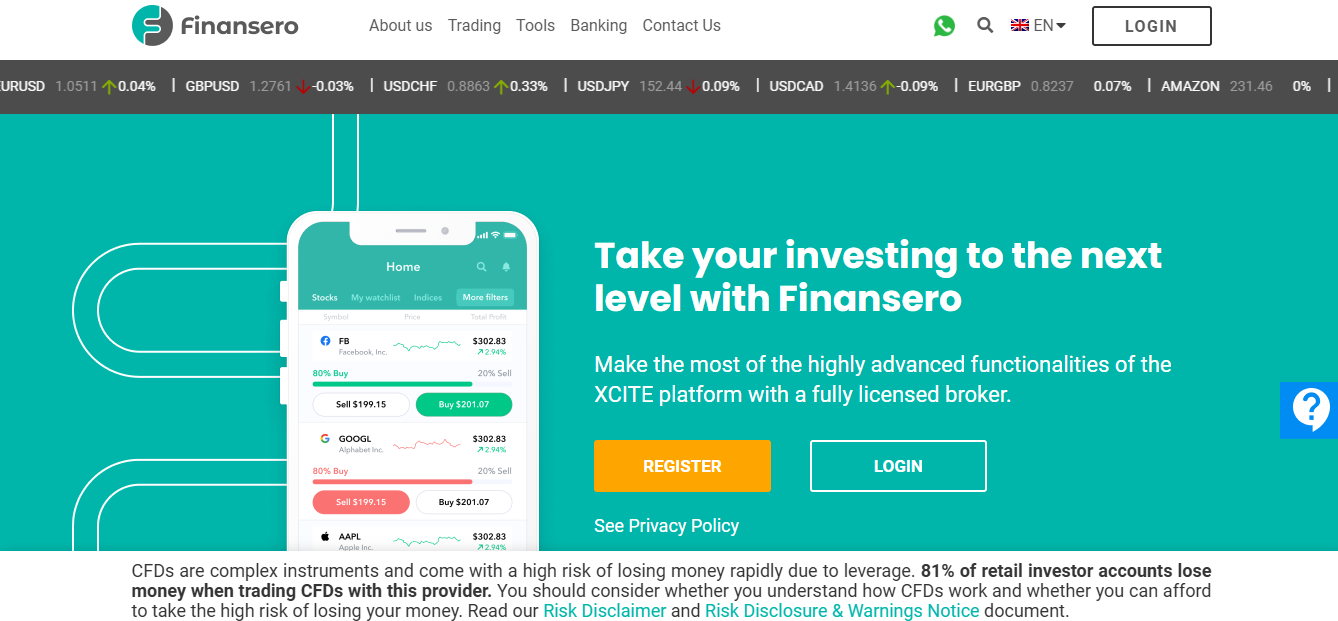 Finansero is a legitimate trading platform.