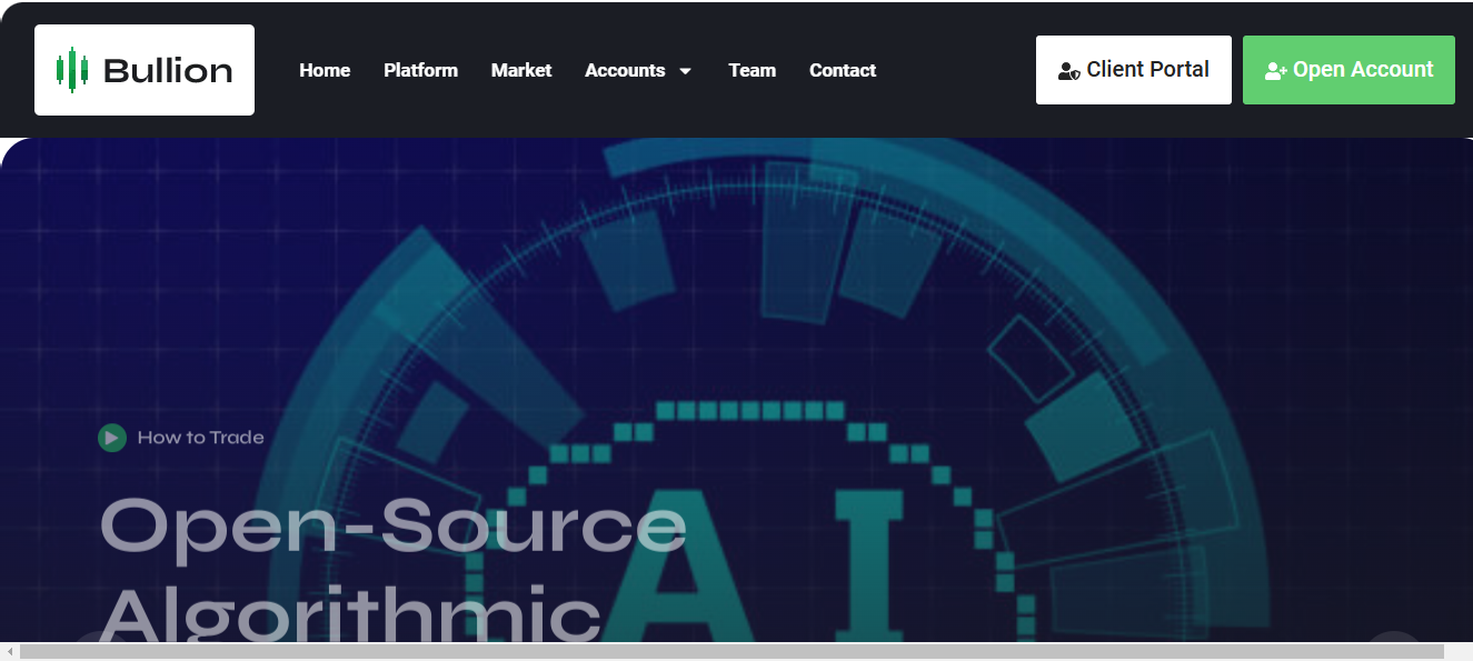 The bullionbroker.eu fraudulent online trading platform.