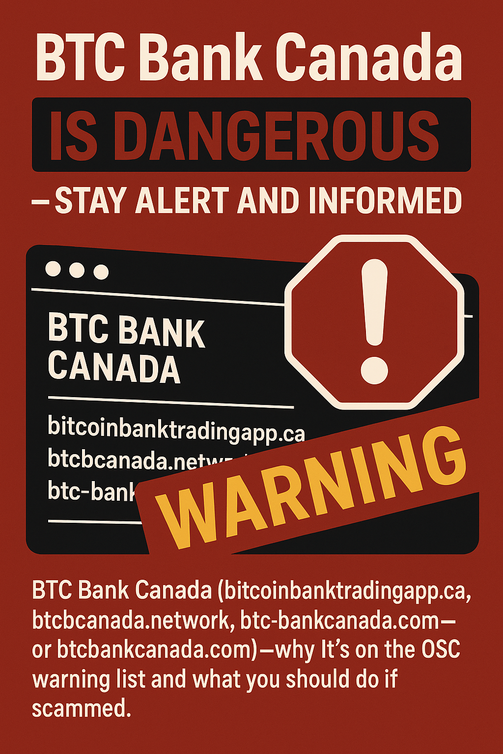 BTC Bank Canada Review.