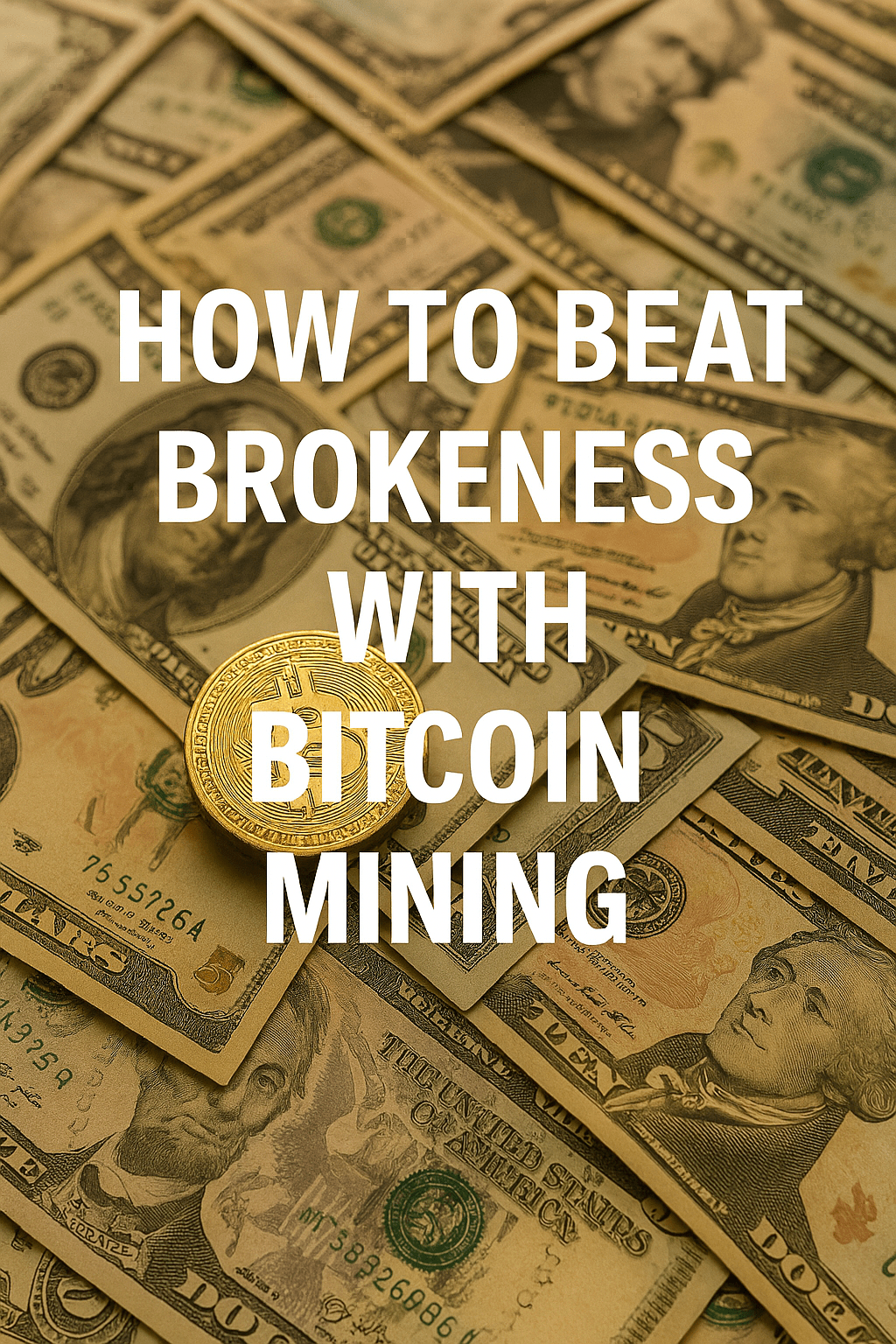 An Image Depicting How To Overcome Brokenness With Bitcoin Mining