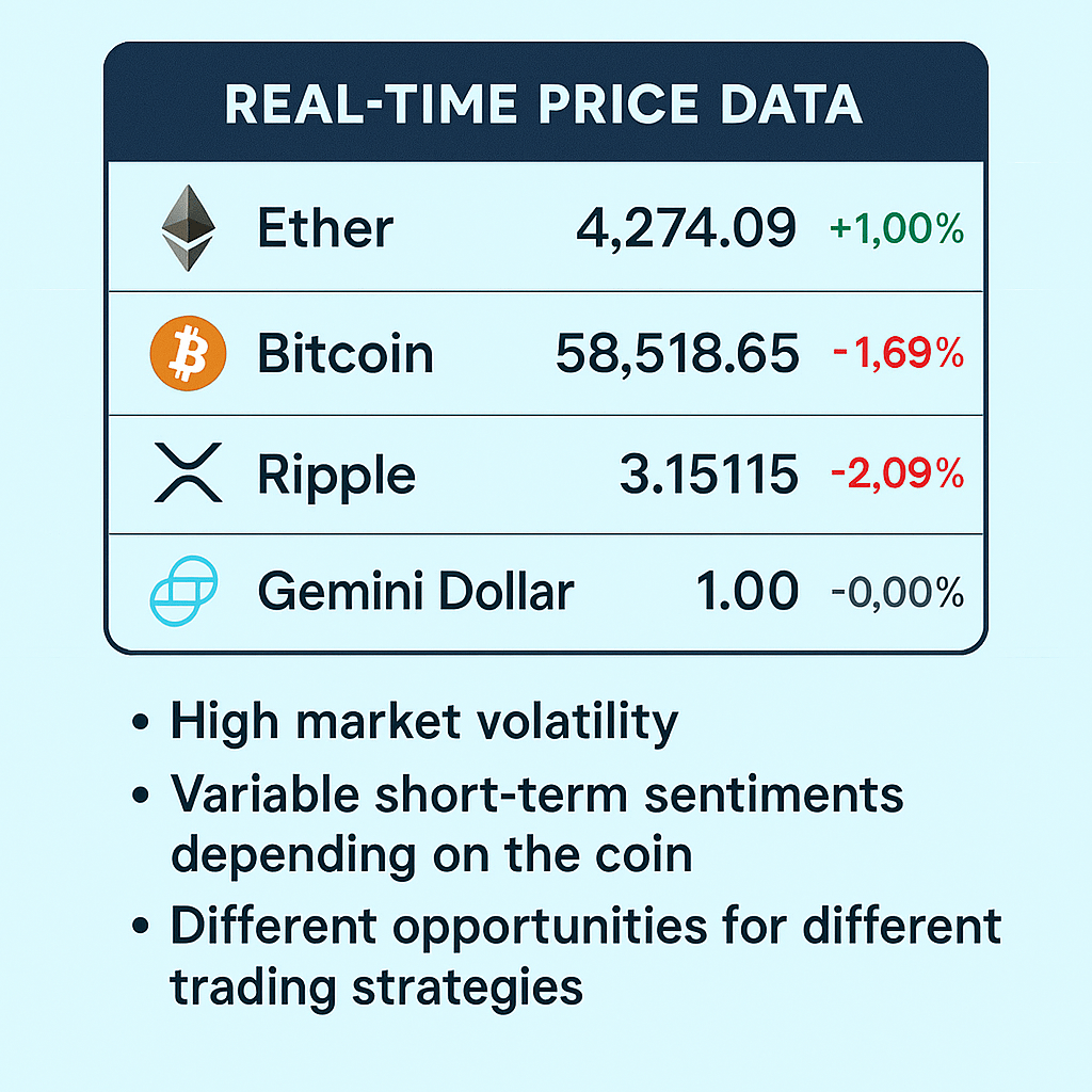Discover Gemini crypto prices, live trends, and Gemini digital currency insights.