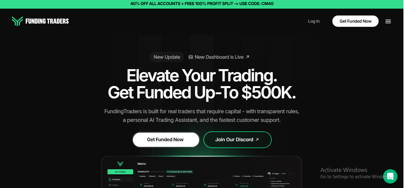 FundingTraders depiction graphic.