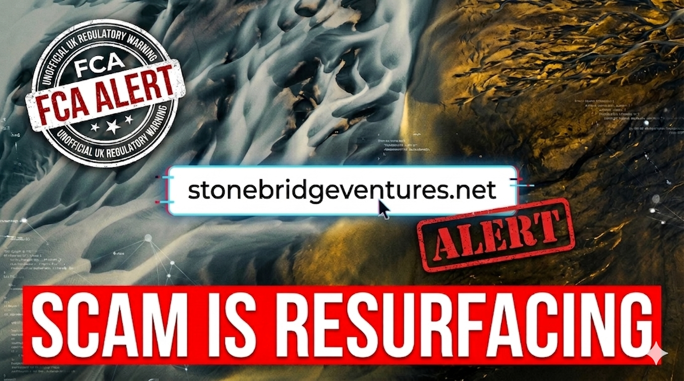 stonebridgeventures.net scam is resurfacing. Forensic review of Google DNS and technical infrastructure cycling fraud.